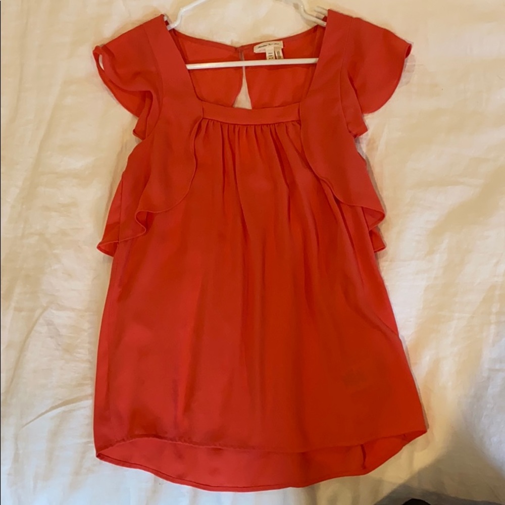 Urban outfitters orange blouse
